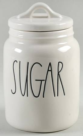 Farmhouse Sugar Canister & Lid