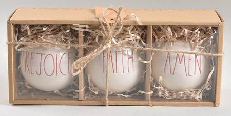 Farmhouse (Boxed Set of 3) Ornament