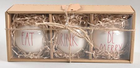 Farmhouse (Boxed Set of 3) Ornament