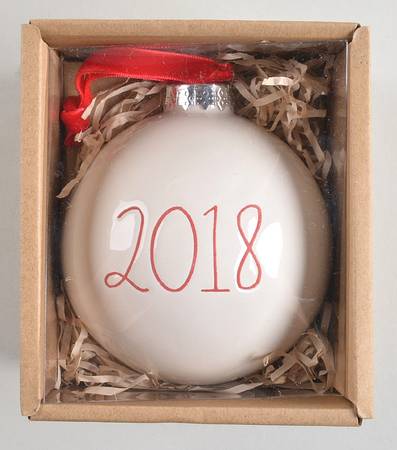 Farmhouse 2018 Large Annual Ornament