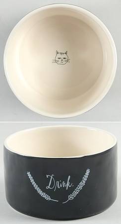 Rae Dunn Pet Products Cat Bowl