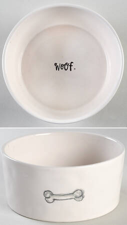 Rae Dunn Pet Products Dog Bowl