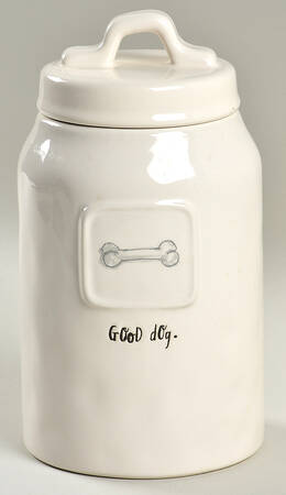 Rae Dunn Pet Products Dog Treats Canister & Lid