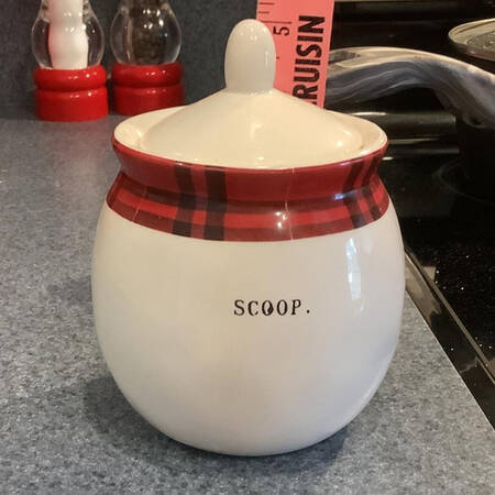 Rae Dunn Kitchenware Sugar Bowl & Lid