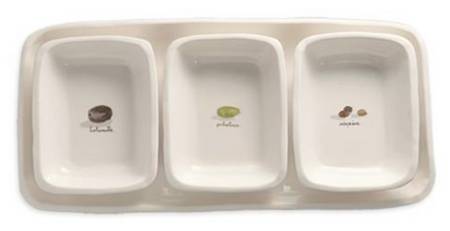 Rae Dunn Kitchenware (Set of 3 Motifs) Olive Dish & Tray