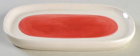 Polka Dot Band and Type Print 1/4 Lb Butter No Lid