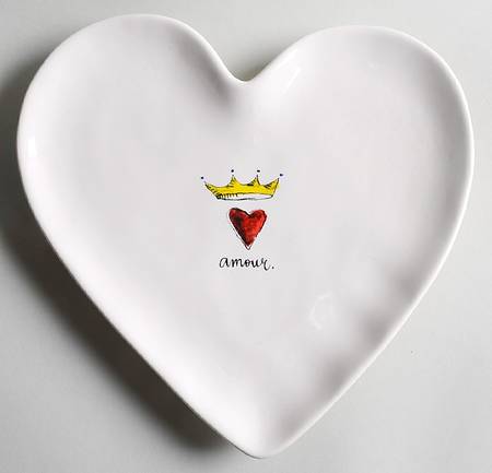 Rae Dunn Kitchenware Heart Shaped Dish