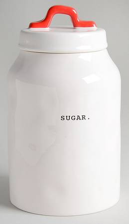 Rae Dunn Kitchenware Sugar Canister & Lid
