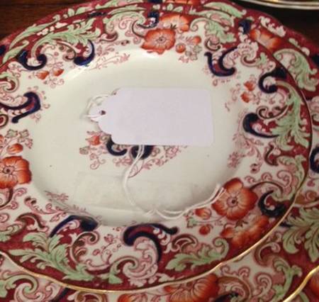 Ormonde Rust, Green & Blue Salad Plate
