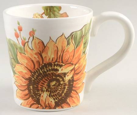 Sunflower and Acorn Mug