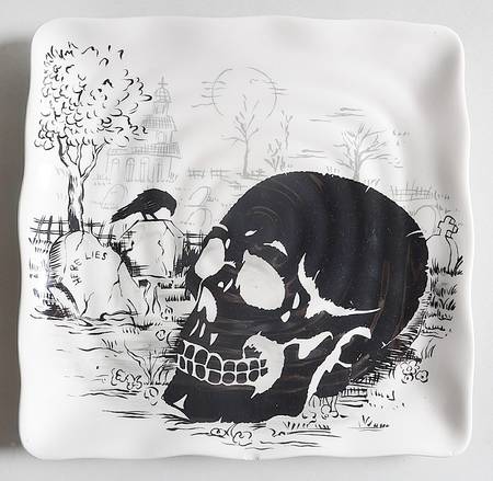 MXE10 Square Salad Plate