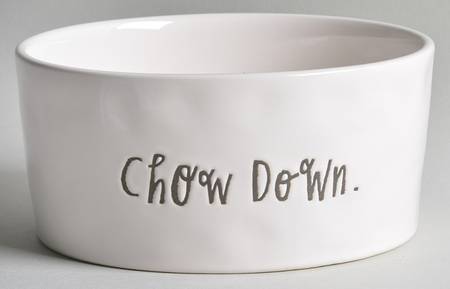Stem Print Dog Bowl