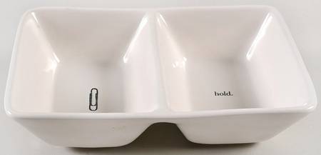 Office (2 Part) Rectangular Divided Dish