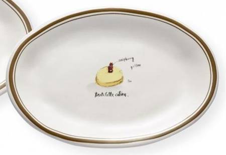 French Dessert 8" Oval Plate