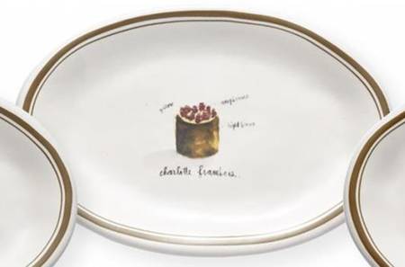 French Dessert 8" Oval Plate