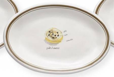 French Dessert 8" Oval Plate