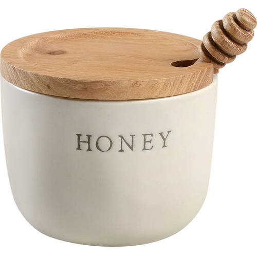 Hearth & Hand Honey Pot with Lid and Spoon/Dipper