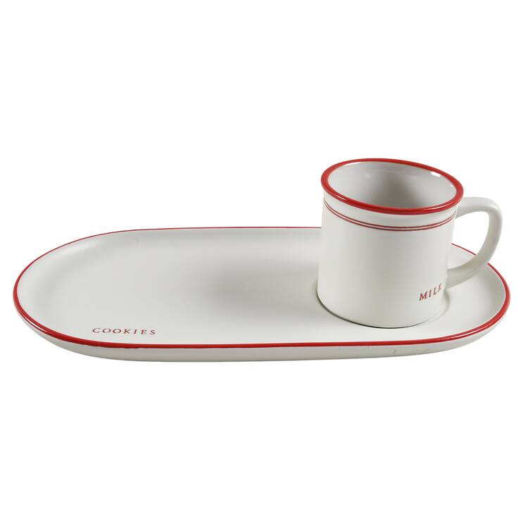 Hearth & Hand Snack Plate & Cup Set