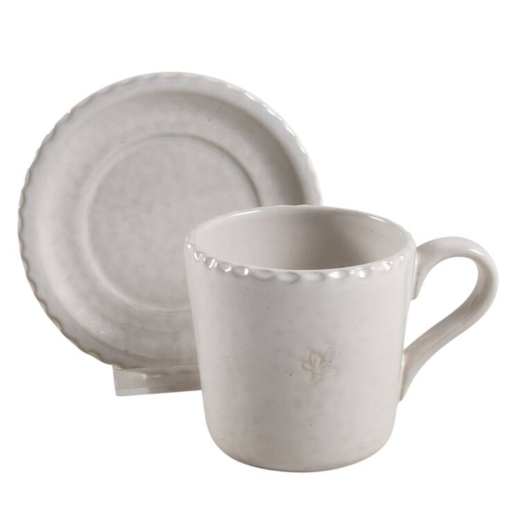 Hearth & Hand Flat Cup & Saucer Set