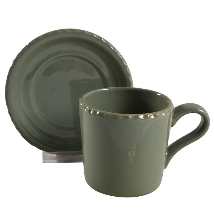 Hearth & Hand Flat Cup & Saucer Set