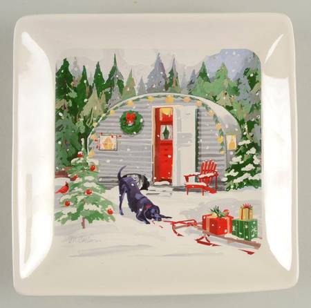 M2G18 Square Canape Plate