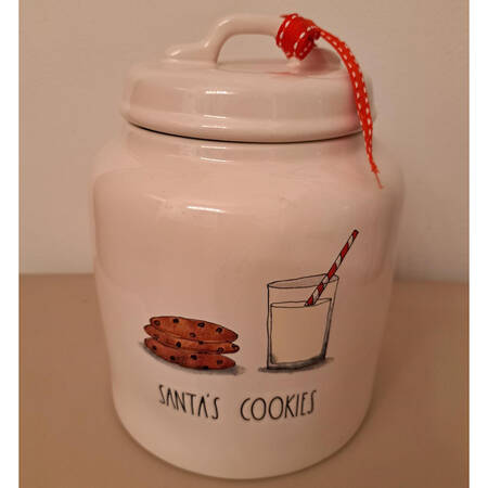 Farmhouse Cookie Jar & Lid