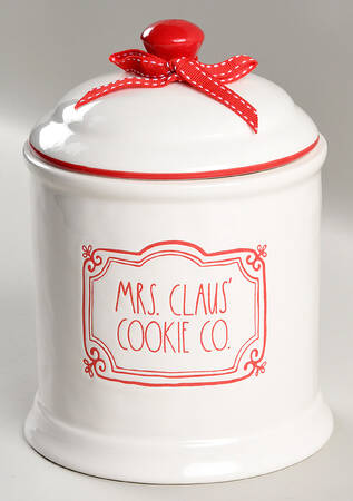 Farmhouse Cookie Jar & Lid