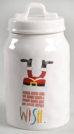 Rae Dunn Holiday Small Canister & Lid