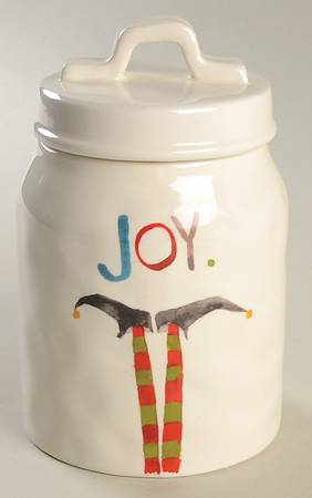Rae Dunn Holiday Small Canister & Lid