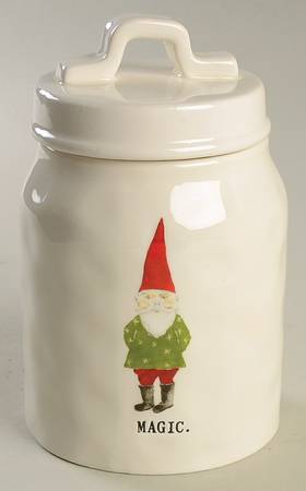Christmas Gnomes Small Canister & Lid