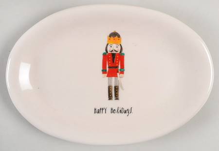 Nutcracker 8" Oval Plate
