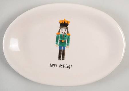 Nutcracker 8" Oval Plate