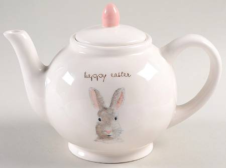 Easter Bunny Ears Teapot & Lid