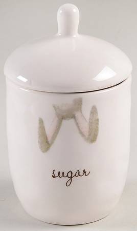 Easter Bunny Ears Sugar Bowl & Lid
