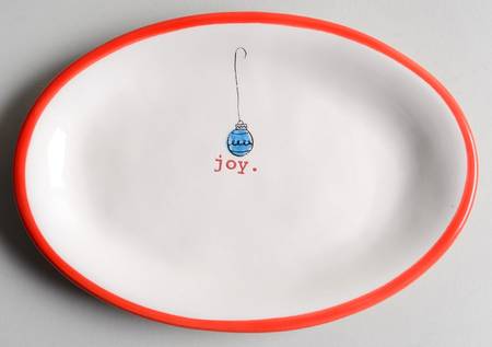 Christmas (Sweet, Joy, Kiss, Comfort) 8" Oval Plate