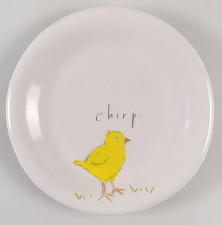 Happy Easter (Chirp, Crunch, Hop, Hunt) Appetizer Plate