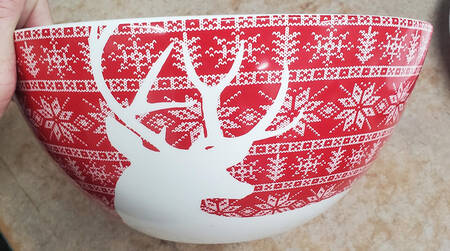 Deer 10" Round Serving Bowl