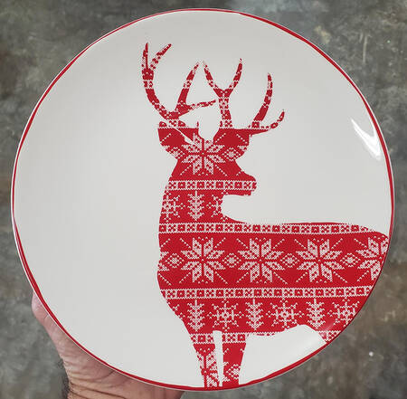 Deer Salad Plate