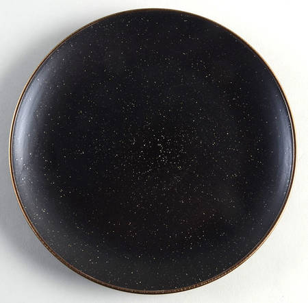 Juliana Black Salad Plate