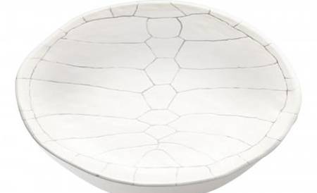 Tortoise Shell 12" Round Serving Bowl