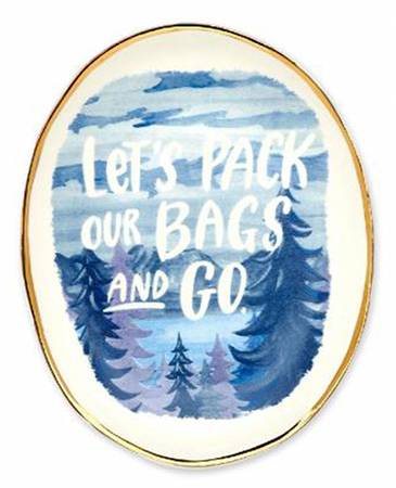 Wanderlust 5" Oval Tray
