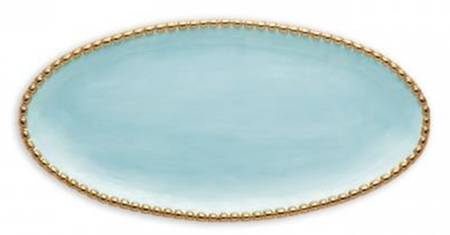 Studded 16" Oval Serving Platter