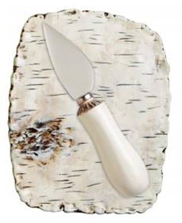 Birch Cheese Tray & Knife