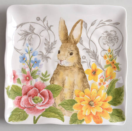 MXE19 Square Salad Plate