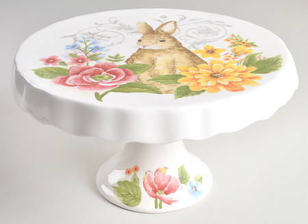 MXE19 9" Diameter Pedestal Cake Stand