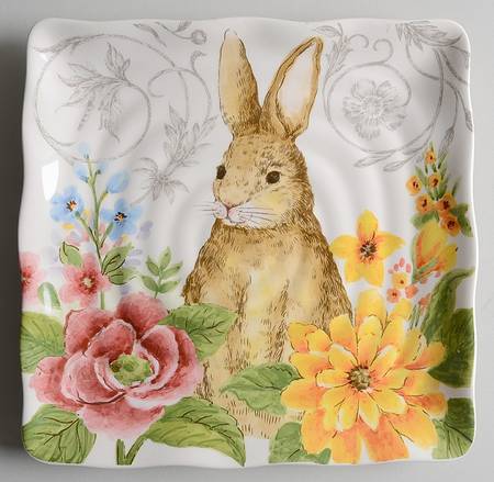 MXE19 Square Salad Plate