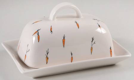 Jack's Carrots Rectangular Covered Butter