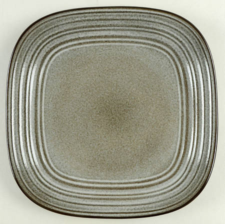 Swirl Speckle-Graphite Square Dinner Plate