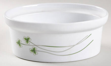 Shamrocks 1.5 Quart Oval Covered Casserole No Lid