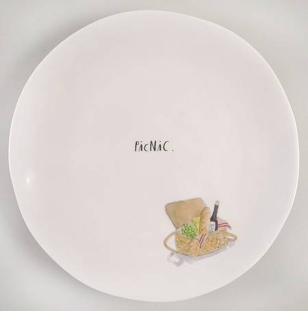 Picnic Time (Happy Camper) Dinner Plate